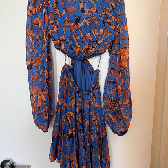 ALC Izzy II Silk Cutout Dress (Size 6) - Picture 2 of 3